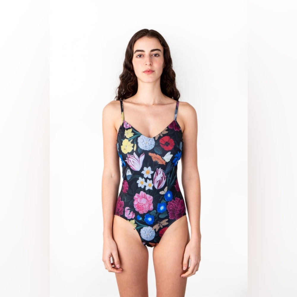 Tulip Print One Piece Bathing Suit